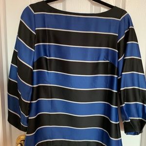 Banana Republic 3/4 Sleeve Blouse Blue/Black